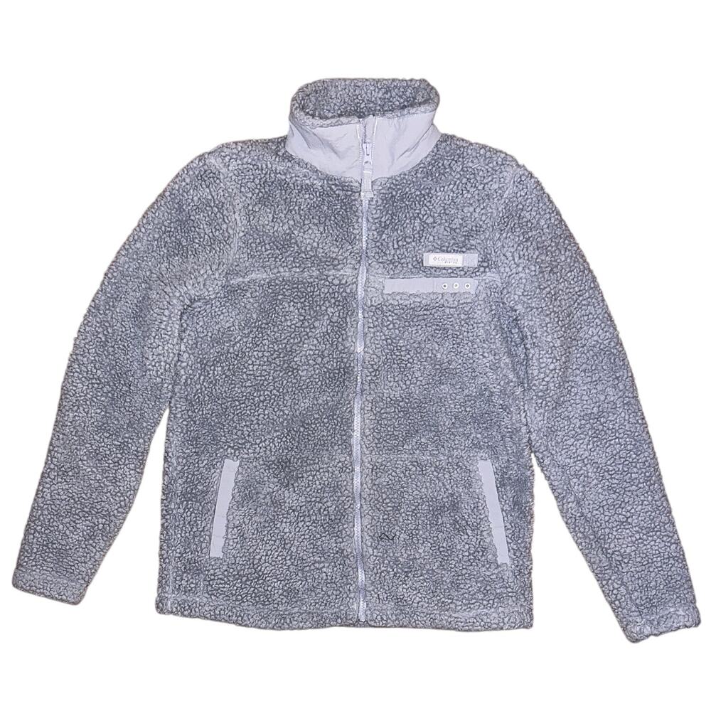 Columbia West Bend Full-Zip Gray Fleece Jacket Women's XS